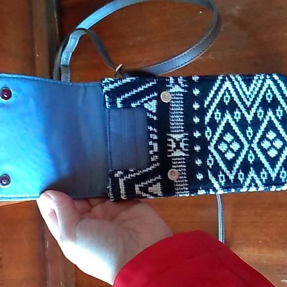 Thirty one black and white reversible tote bag rio weave - Picture 4 of 5